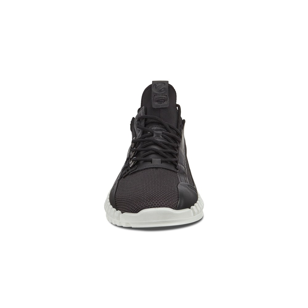 Mens Hiking Shoes - ECCO Zipflex Low - Black - 3780BEPSG